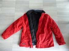 Lands' End Jacke Rot Gr. XL mit herausnehmbarer Innenjacke (Fleece) und Kaputze 
