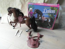 Barbiepferd Traumpferd DALLAS brauner Araber 1984 - Superstar Barbie Pferd 80er