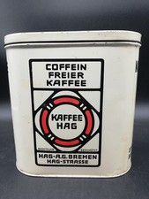 Alte Kaffee Hag Dose Werbung