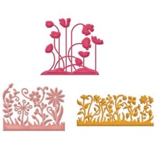 Stanzschablone blumen blüten - blumen,
