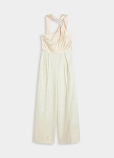 Jumpsuit aus fließendem Satin