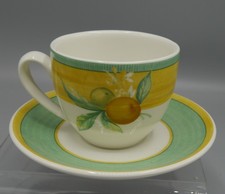 Vista Alegre Portugal Tangerina Tasse 8,5 cm Dm + Untertasse