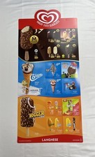 Langnese Eiskarte - 82x38cm -