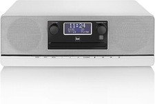 Digitalradio Stereoanlage DAB CD Player Micro System Bluetooth MP3 USB DUAL Weiß