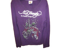 Ed Hardy T-Shirt, Gr. L, NEU, Koi Glitzersteinen