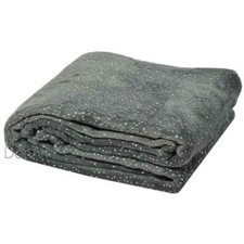 Decke Plaid 160x120 cm grau