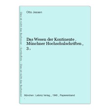 Das Wesen der Kontinente 