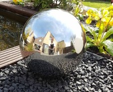 Dekokugel 30 cm Edelstahl poliert Kugel Dekorationskugel 