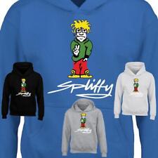 Spliffy Kinder Hoody Peace Smoke Weed Retro Raver 90s Eclipse Freizeit Winterkleidung