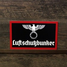 Schild luftschutzbunker - schild,