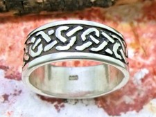 Keltischer Knoten Bandring 925