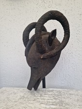 Art African  Afrikanisch   Tribal Ram Mask Burkina Faso Maske Büffel