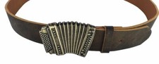 Trachtengürtel mit Harmonika Gürtelschnalle Verschiedene Längen