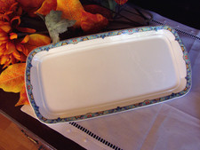 V&B IZMIR Königskuchenplatte, Stollenplatte  32 x 15,5 cm VILLEROY&BOCH 2. Wahl