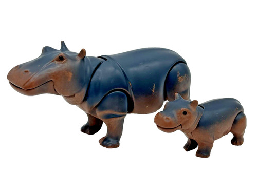 Playmobil nilpferd mit baby - nilpferd,