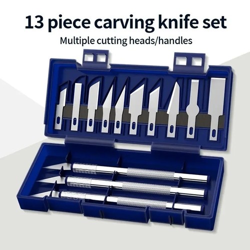 Tlg set bastelmesser - 13-tlg,