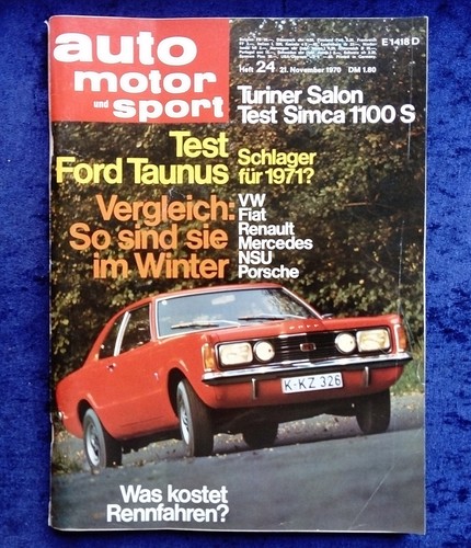 Ams 1970 ford - ams, taunus