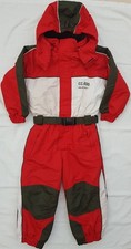 Schneeanzug Gr. 104 Skianzug Schneeoverall rot Rodeo sports C&A mit Kapuze