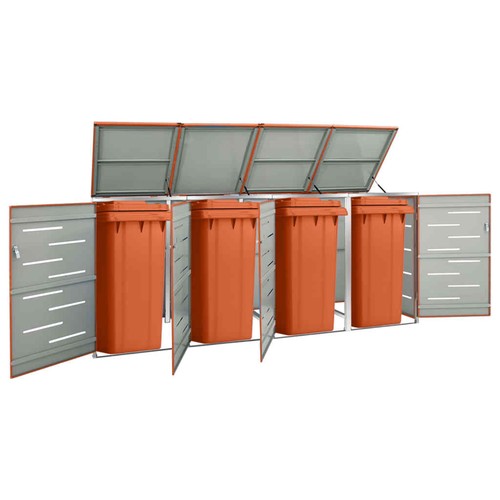 Mülltonnenbox edelstahl - mülltonnenbox,