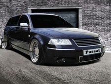 Scheinwerferblenden für VW Passat 3BG Böser Blick Scheinwerfer Blenden Set ABS