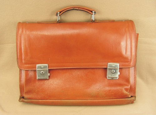 Alte leder tasche - leder,