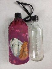 Emil die Flasche 3tlg. Pferde, 2x Glasflaschen Lebensblume, Schutzhülle, Schule