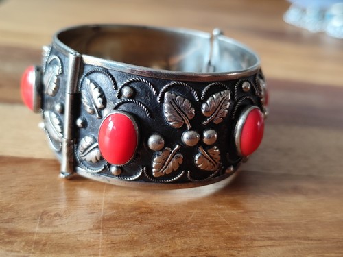 Floral vintage unikat armband - floral,