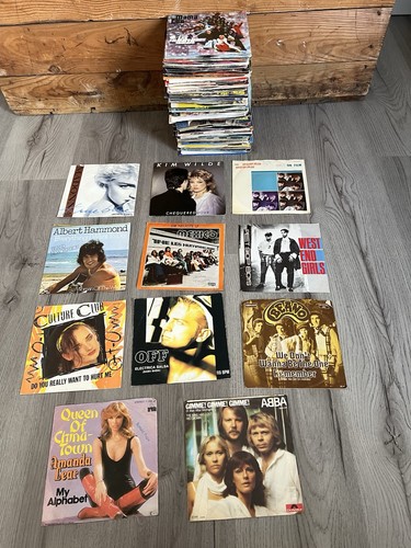 Schallplatten singles konvolut - schallplatten,