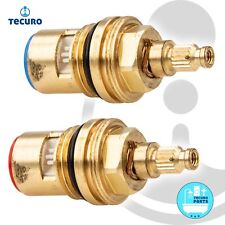 tecuro Keramik Oberteile Ventiloberteil 1/2 Zoll, 90° für Zweigriffarmaturen