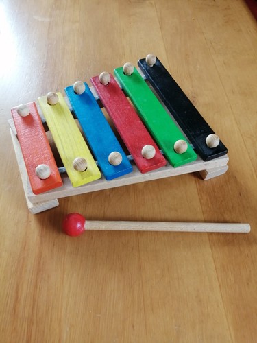 Holzspielzeug xylophon wie neu - wie,