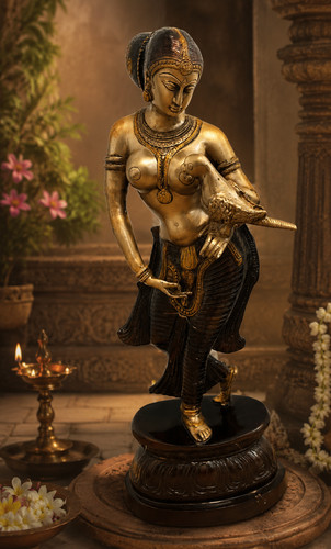 Große indische apsara - große,