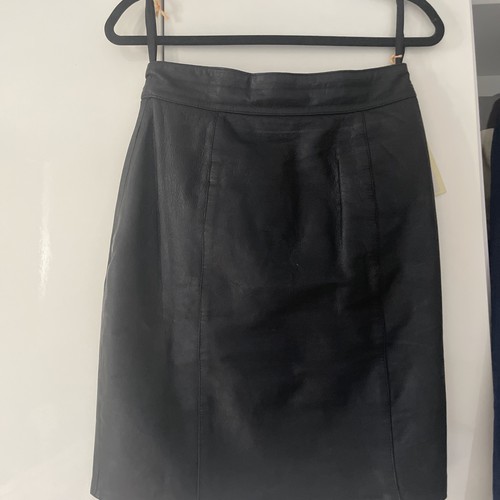 Neu echt leder rock schwarz - echt,