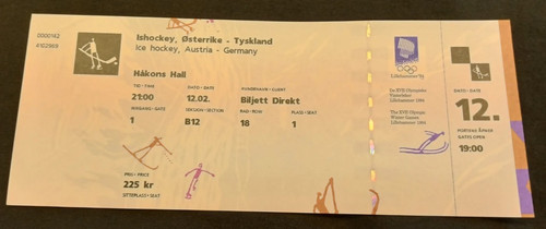 Orig ticket olympische - orig.,