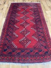 Schöner Handgeknüpfter Perser Orientteppich Afghan Esari Art Deco Rug 185x101cm