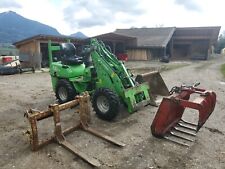 Hoflader Weidemann 1130 CX 25 mit Krokodilzange, Erdschaufel und Palettengabel