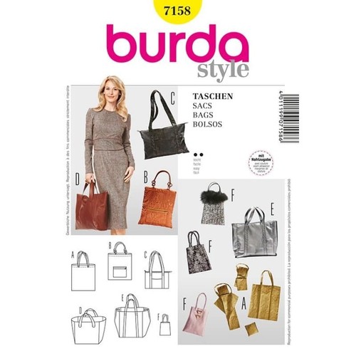 Burda schnittmuster 7158 - schnittmuster,