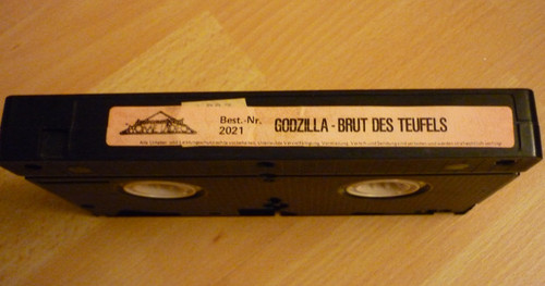 Vhs kassette godzilla - :,