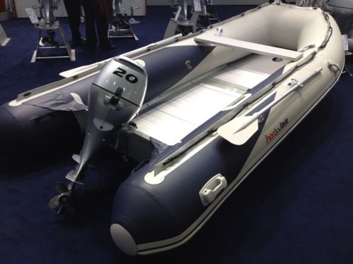 Schlauchboot mit motor honwave - motor,