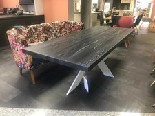 Bodahl Esstisch Denver Chicago Eiche Rustikal Shadow 240 x 100 Fuß Metall 