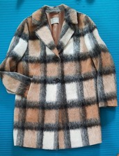 Amber & June Mantel Wollmix kariert 36