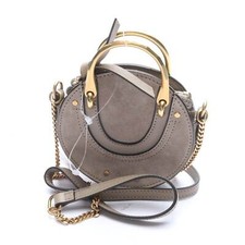 Abendtasche Chloé Braun Pixie mini