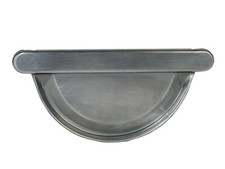 Alu-Rinnenboden, halbrund zum Falzen