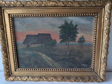 Ölgemälde auf Leinwand Ende 19. Jahrhundert ges. Größe 42x32cm sig. P.K.18.