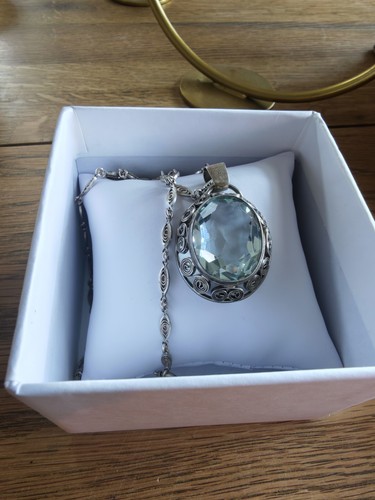 Großes collier 800 silber whz - 800,