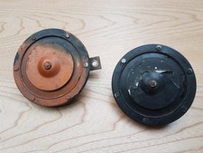 2x Bosch Hupe Opel Commodore A Rekord C Horn Signalhorn Original Oldtimer