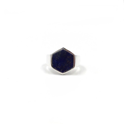 925 silber ring lapislazuli - silber,