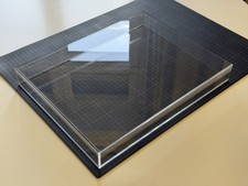 Plexiglas 50x391x305mm (4mm farblos) Vitrine Box Schuber Display Buch BIldband