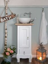 Gäste-Waschtisch Landhaus Waschbeckenunterschrank Massiv Holz Nostalgie