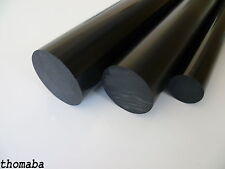 PVC schwarz , Rund ab Ø 10 - Ø 150 mm wählbar , Modellbau , Stange , Kunststoff