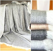 Dicke Kaschmir Decke Überwürfe groß Herren Damen Schal Tuch Meditation Halstuch warm 